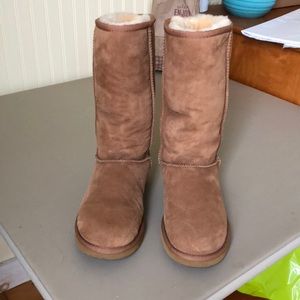 Suede/Sheepskin/Shearling boots